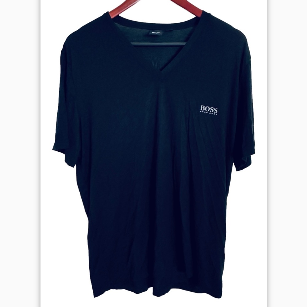 Hugo boss tee shirt black short sleeve size M